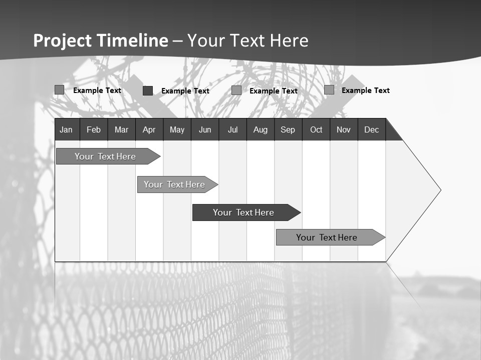 Human Wire Spiral PowerPoint Template