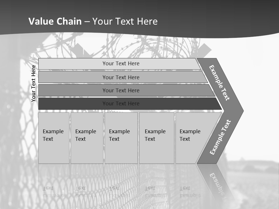 Human Wire Spiral PowerPoint Template