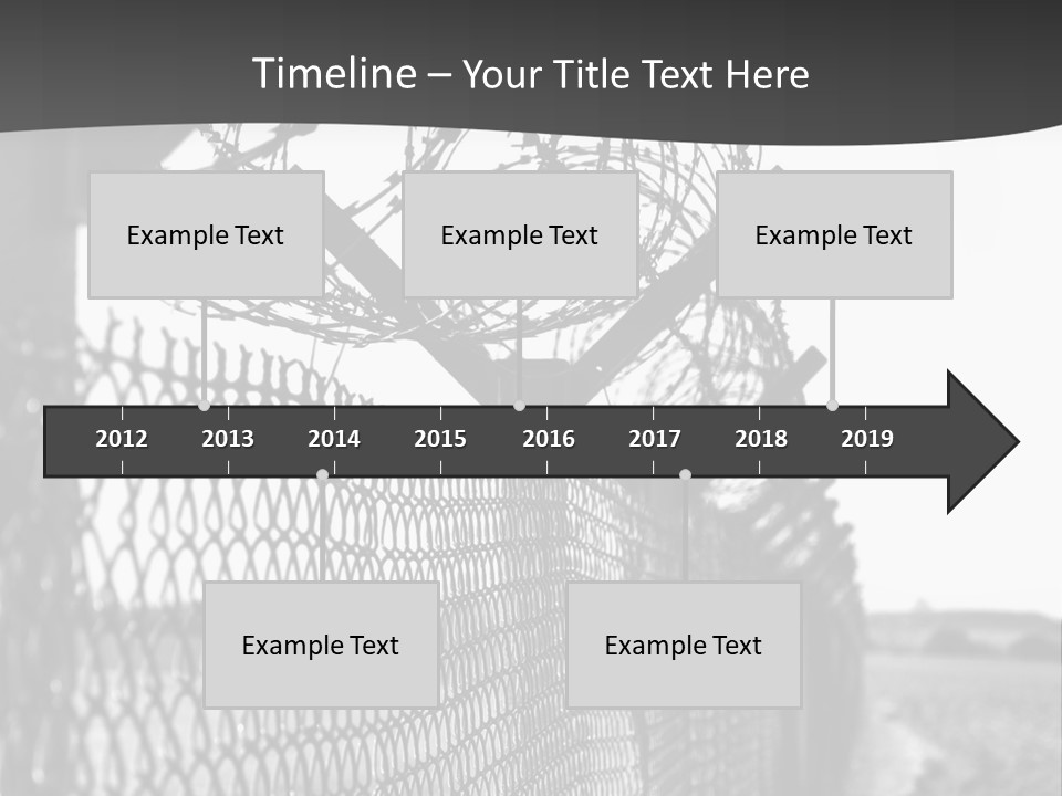Human Wire Spiral PowerPoint Template