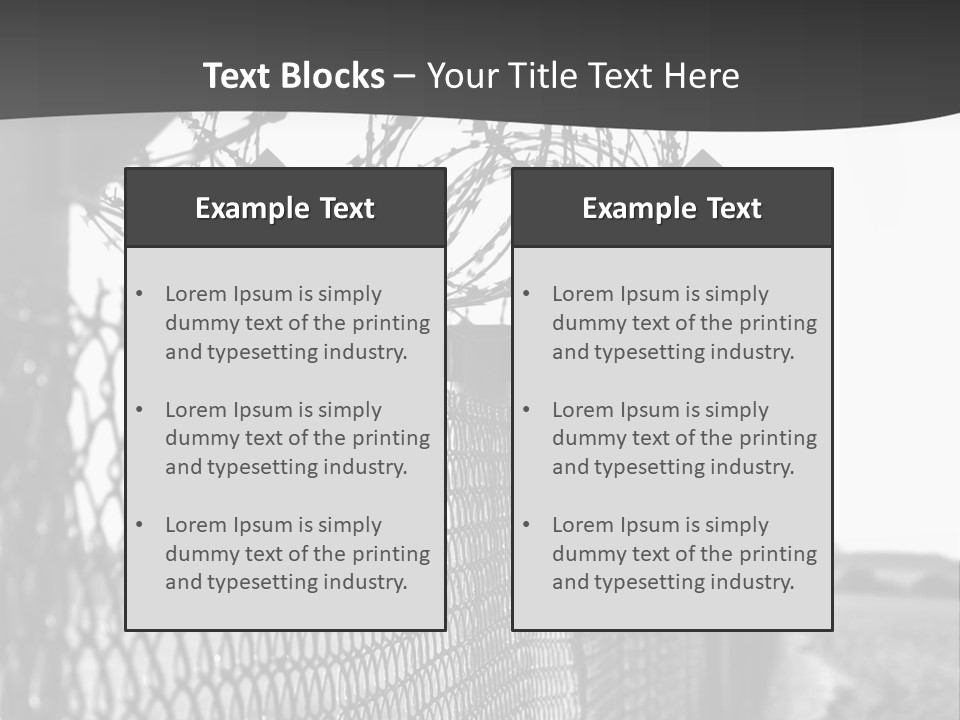 Human Wire Spiral PowerPoint Template