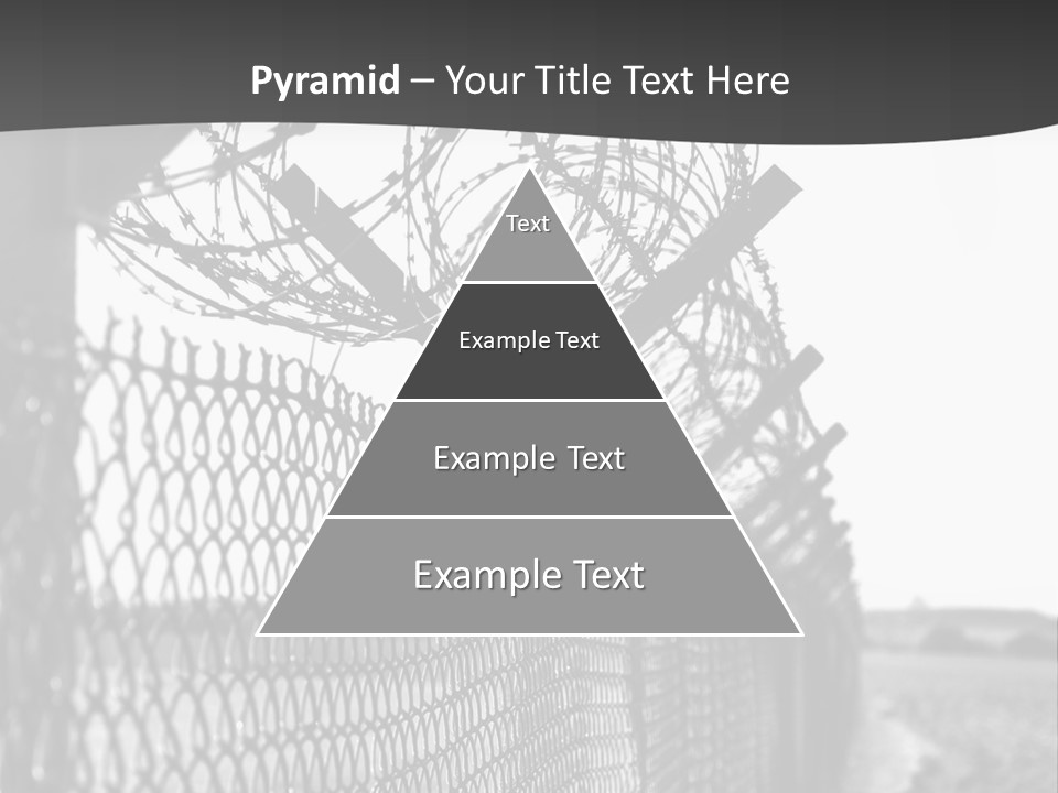 Human Wire Spiral PowerPoint Template