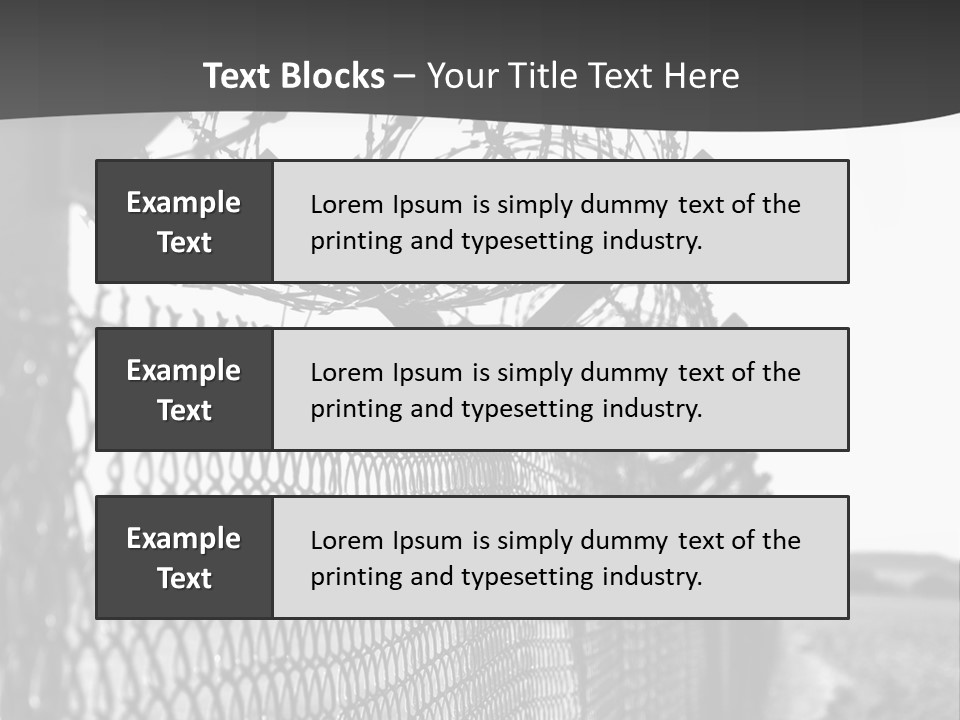 Human Wire Spiral PowerPoint Template