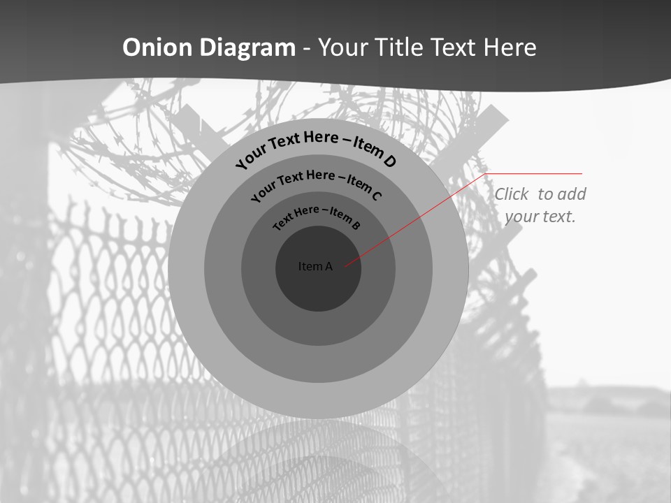 Human Wire Spiral PowerPoint Template