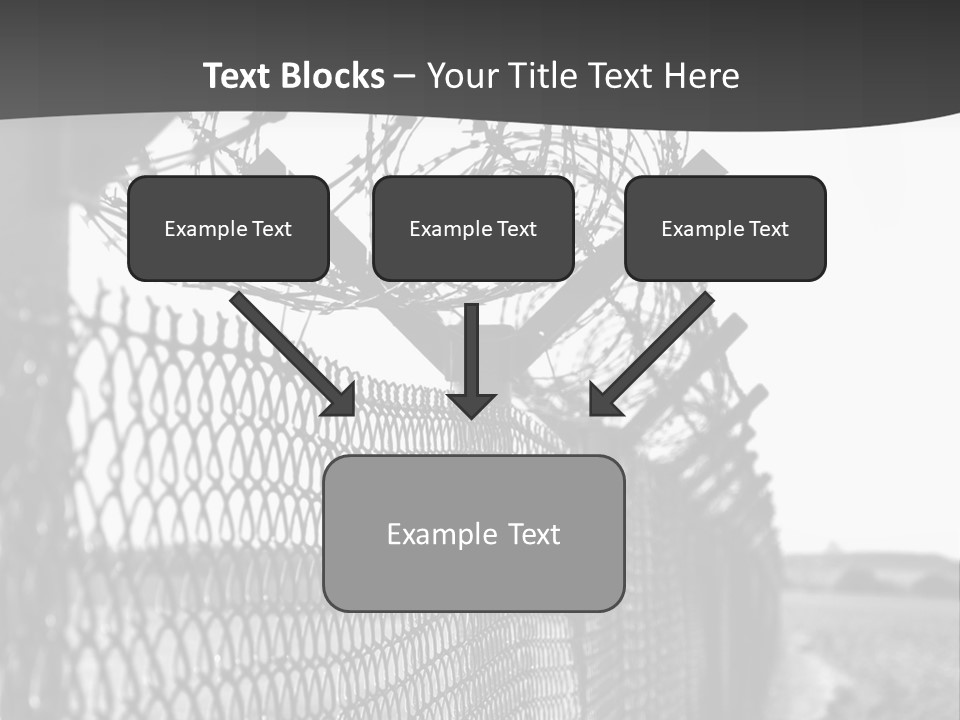 Human Wire Spiral PowerPoint Template