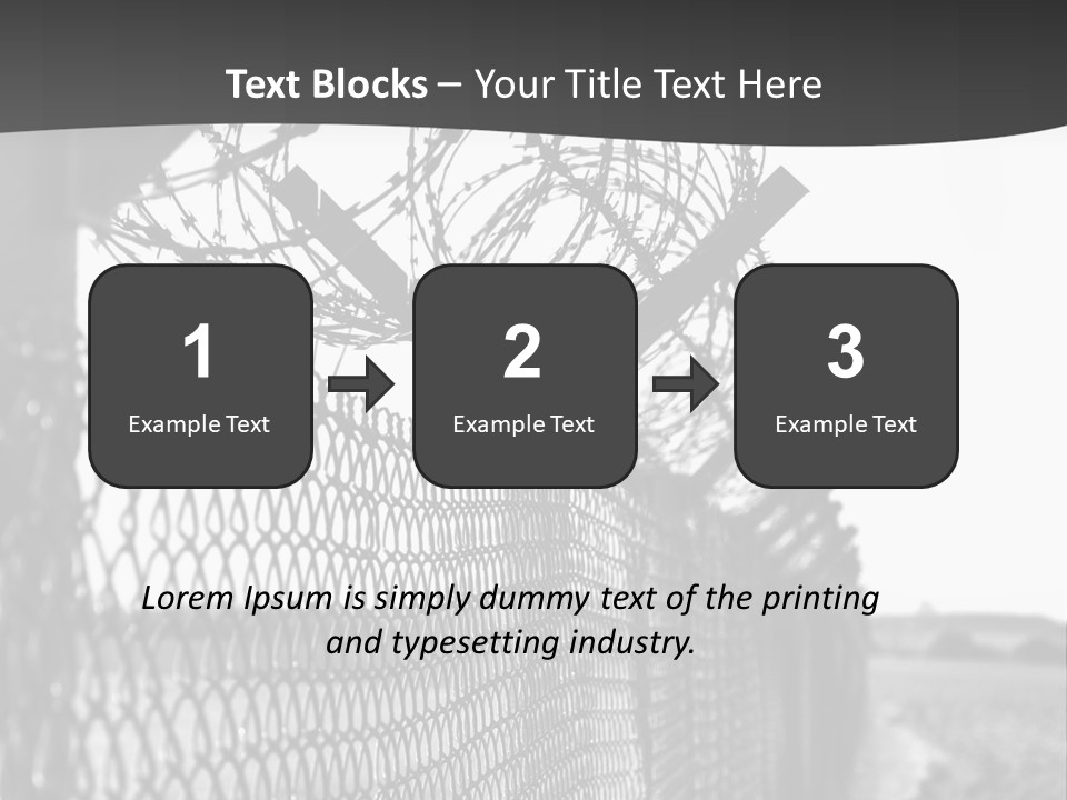 Human Wire Spiral PowerPoint Template