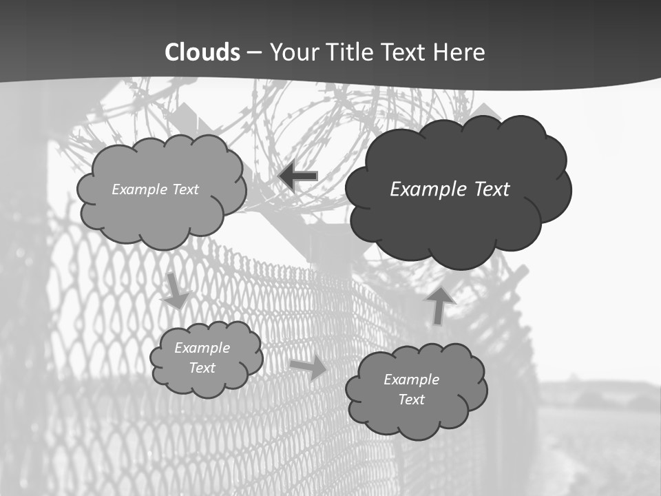 Human Wire Spiral PowerPoint Template