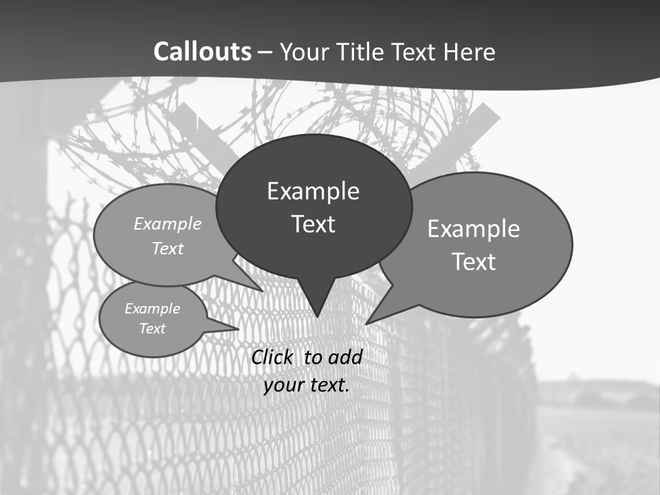 Human Wire Spiral PowerPoint Template