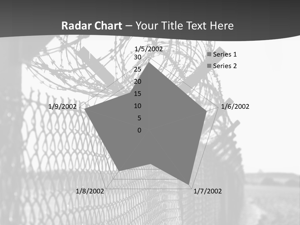 Human Wire Spiral PowerPoint Template