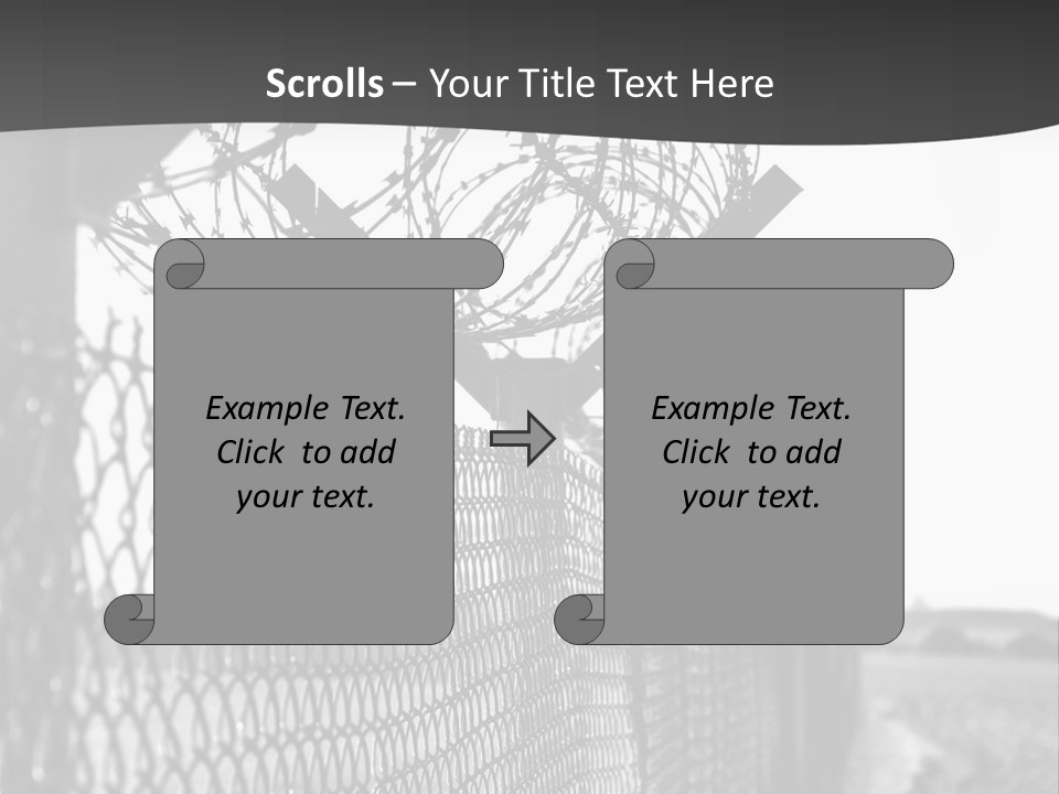 Human Wire Spiral PowerPoint Template