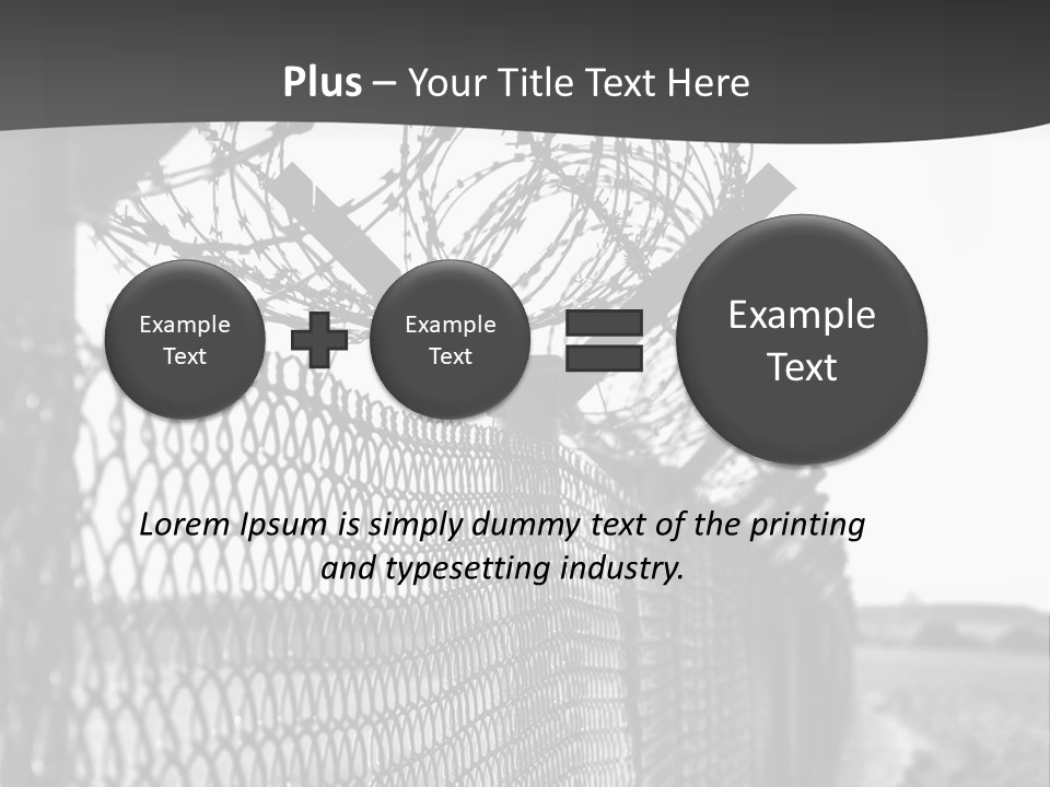 Human Wire Spiral PowerPoint Template