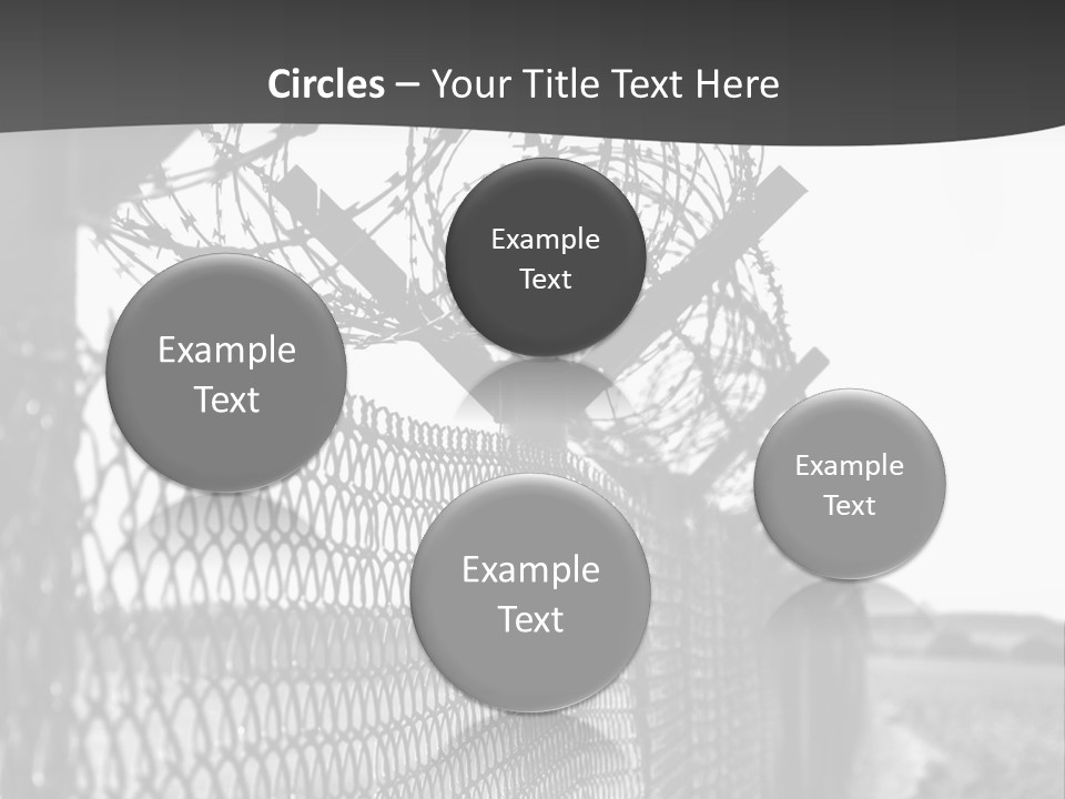 Human Wire Spiral PowerPoint Template