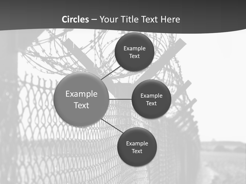 Human Wire Spiral PowerPoint Template