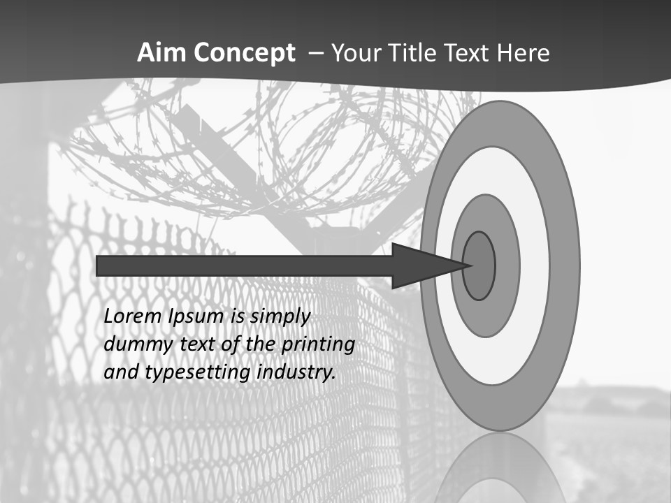 Human Wire Spiral PowerPoint Template