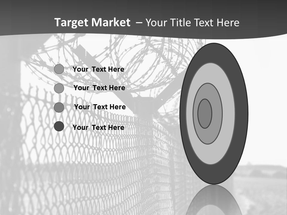 Human Wire Spiral PowerPoint Template