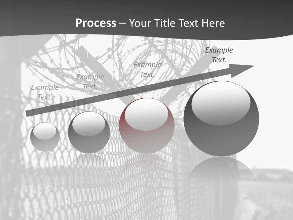 Human Wire Spiral PowerPoint Template