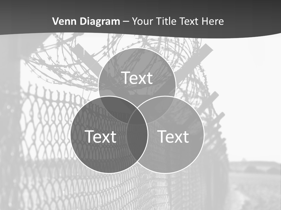 Human Wire Spiral PowerPoint Template