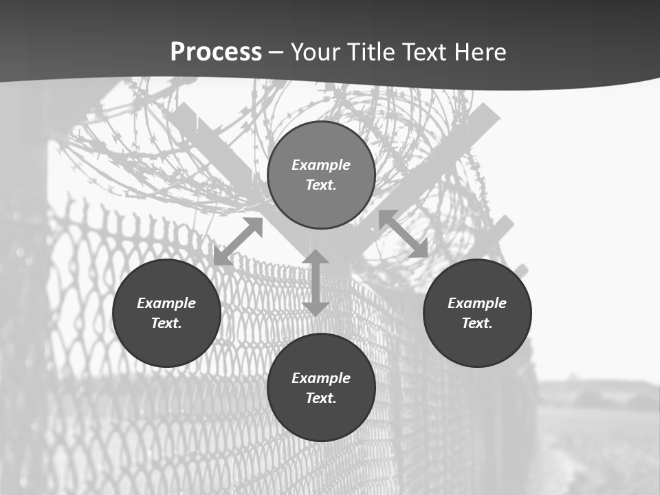 Human Wire Spiral PowerPoint Template