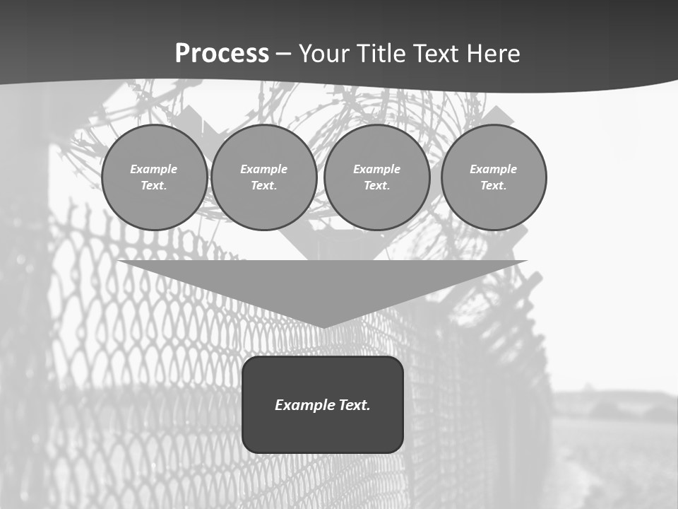 Human Wire Spiral PowerPoint Template