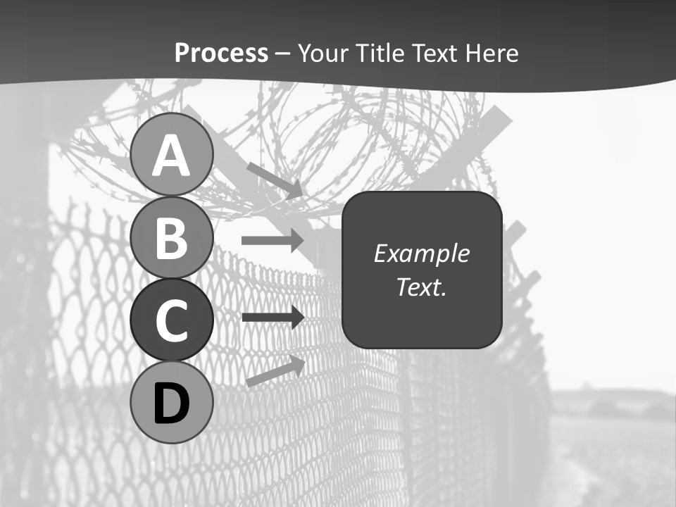 Human Wire Spiral PowerPoint Template