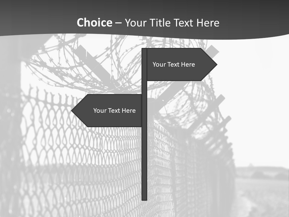 Human Wire Spiral PowerPoint Template