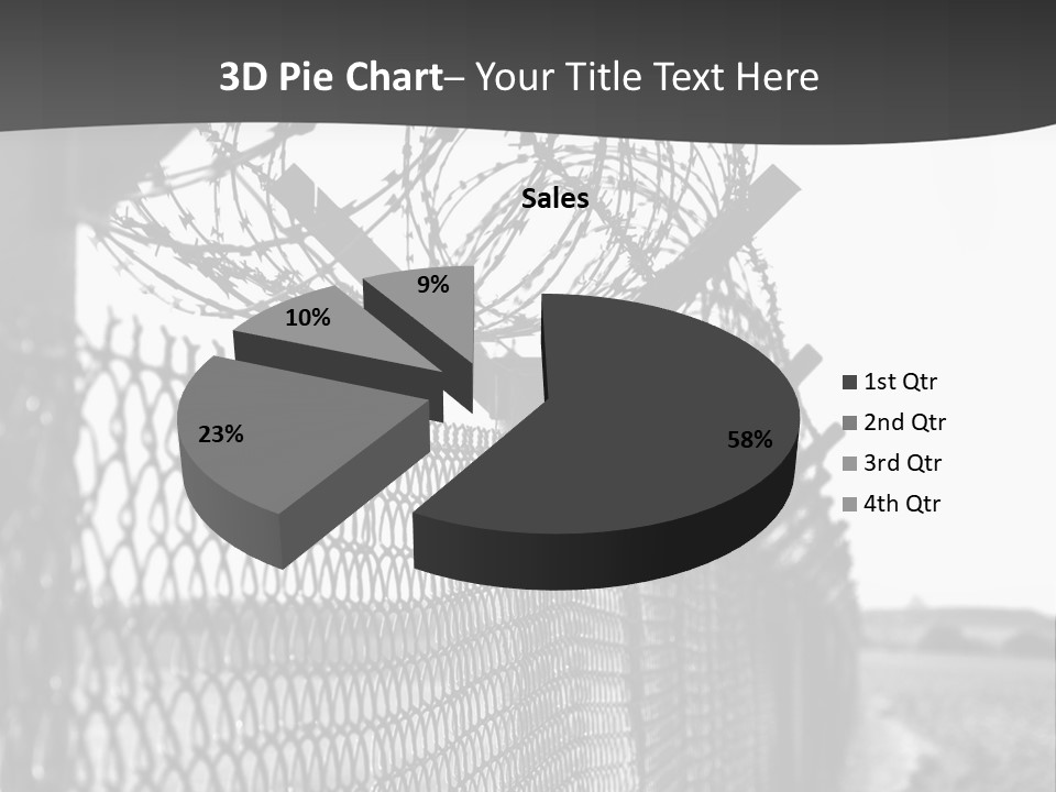Human Wire Spiral PowerPoint Template