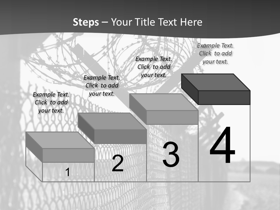 Human Wire Spiral PowerPoint Template