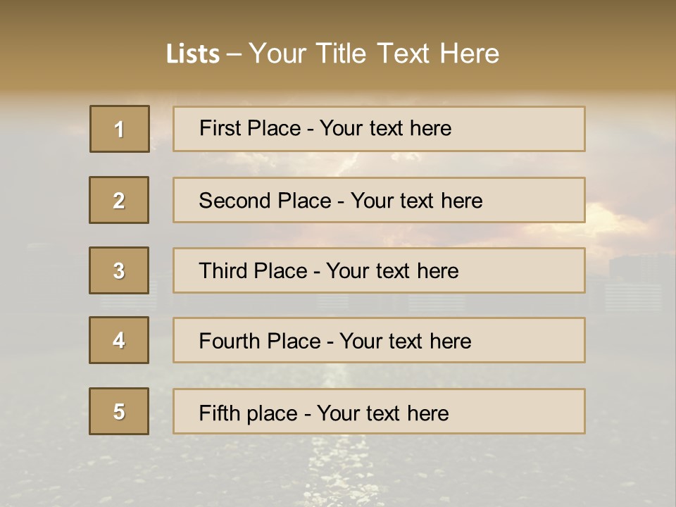 Beauty Forest Natural PowerPoint Template