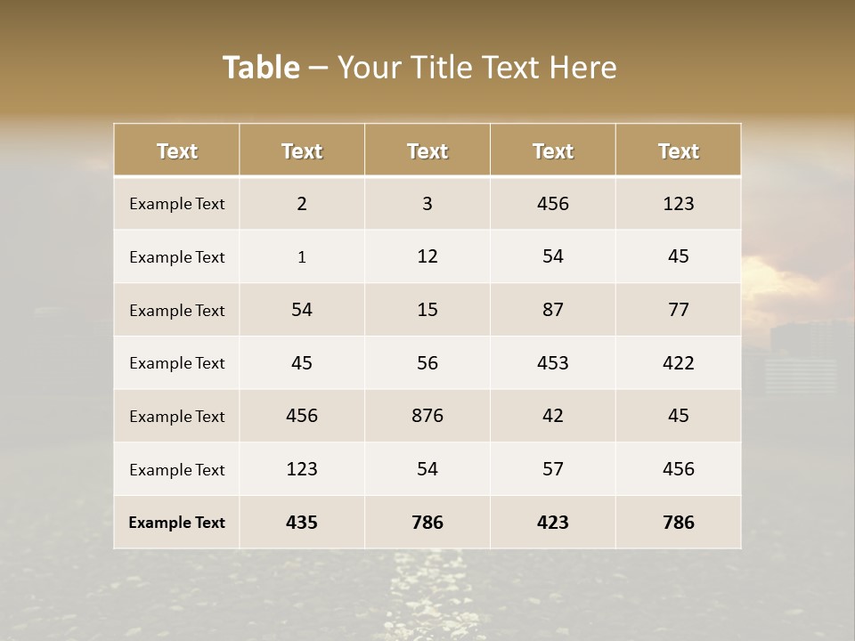 Beauty Forest Natural PowerPoint Template