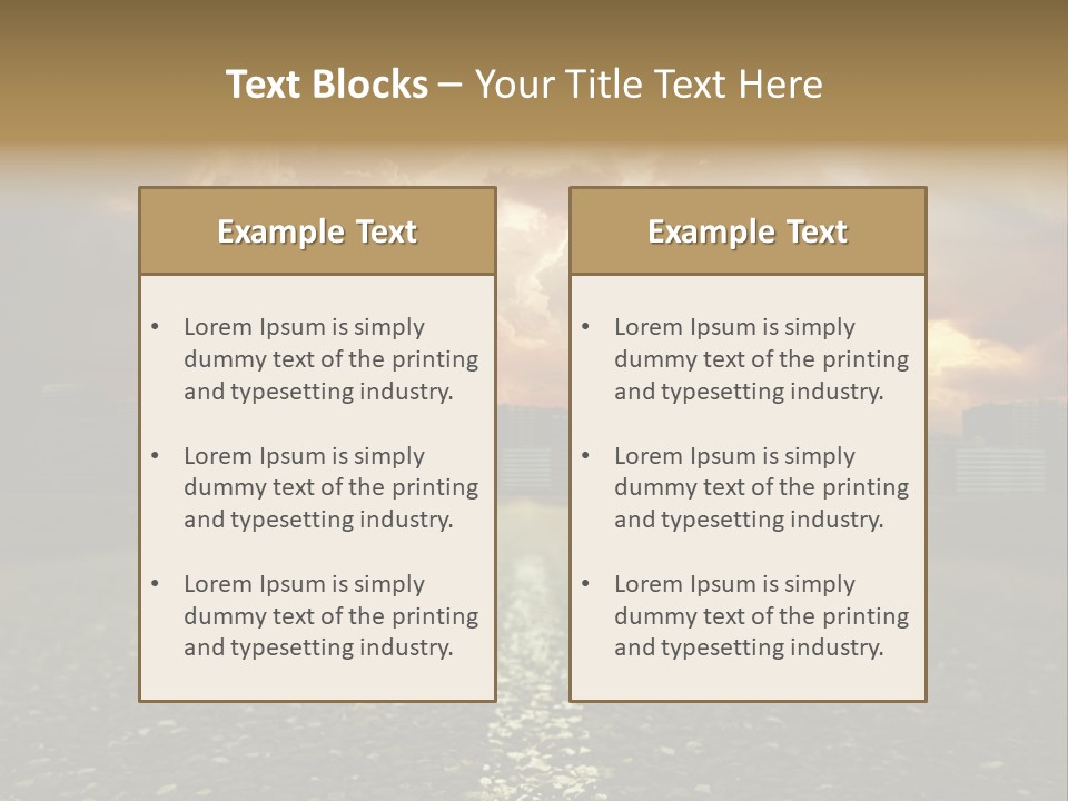 Beauty Forest Natural PowerPoint Template