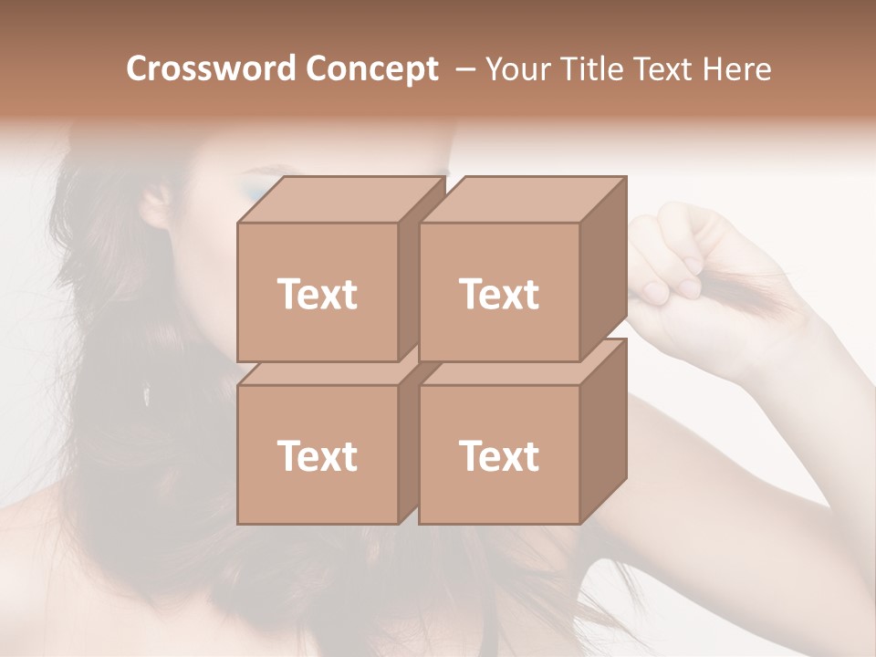 Young Blue Skincare PowerPoint Template