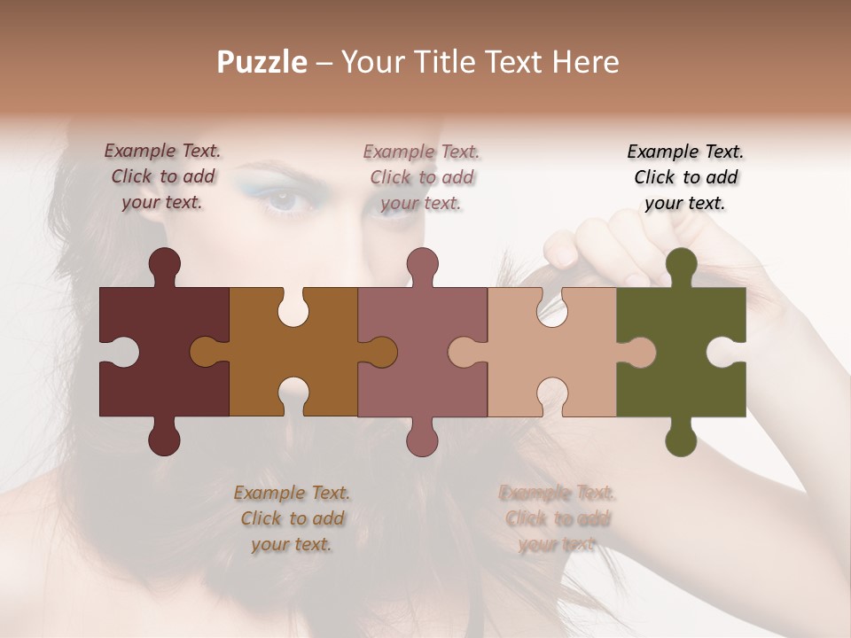 Young Blue Skincare PowerPoint Template