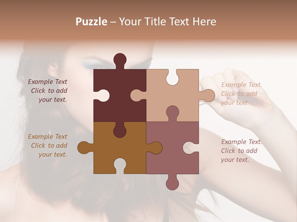 Young Blue Skincare PowerPoint Template