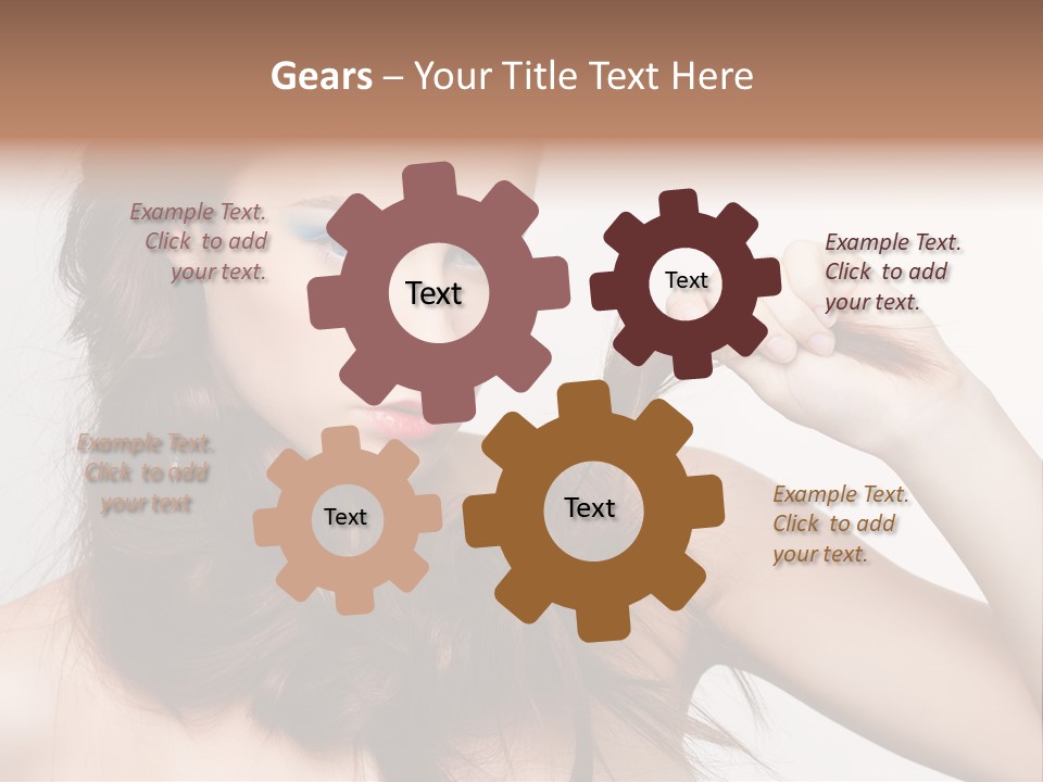 Young Blue Skincare PowerPoint Template