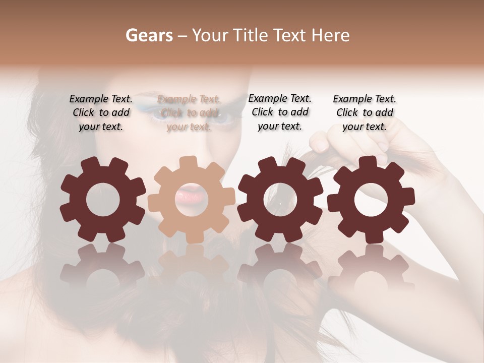 Young Blue Skincare PowerPoint Template