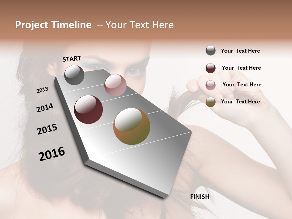 Young Blue Skincare PowerPoint Template