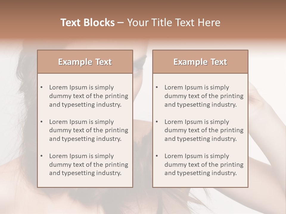 Young Blue Skincare PowerPoint Template