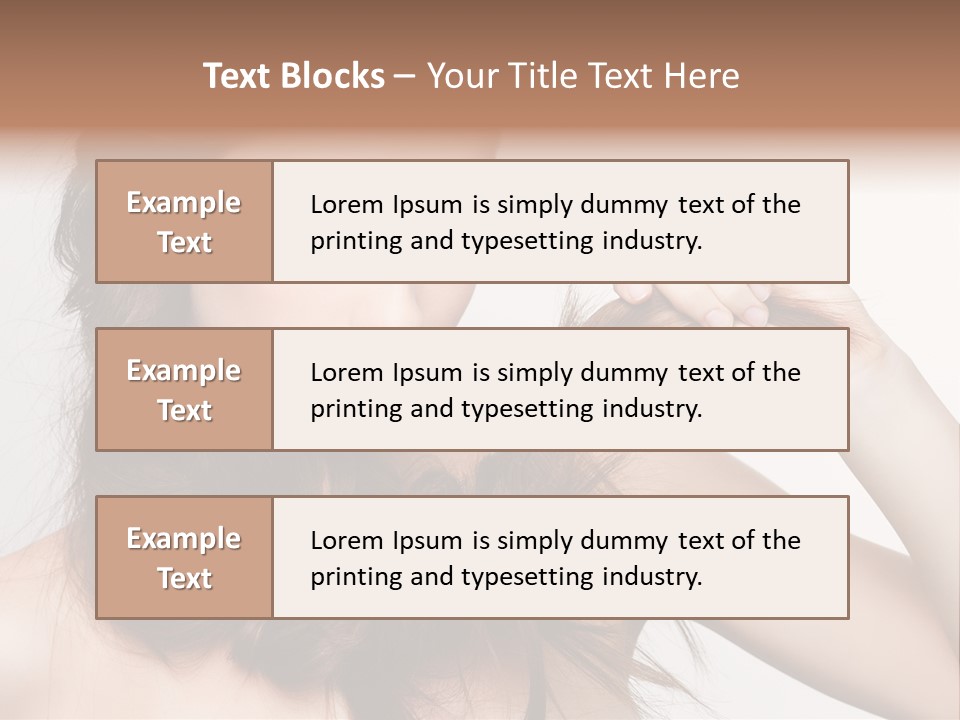 Young Blue Skincare PowerPoint Template