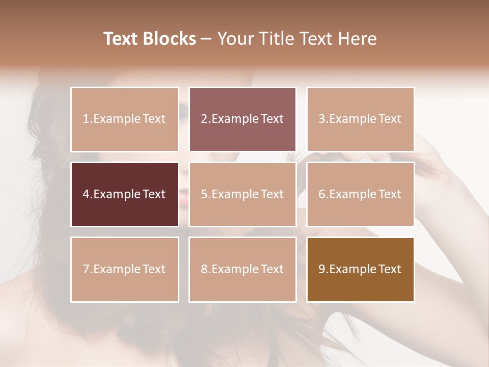 Young Blue Skincare PowerPoint Template