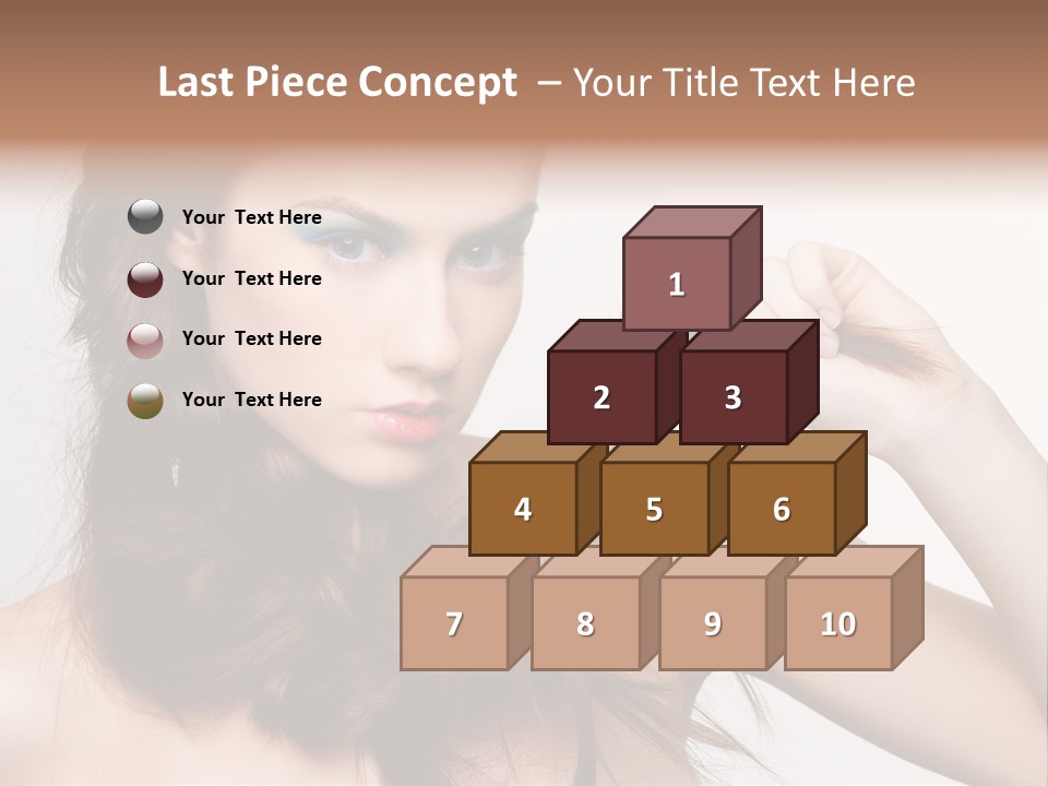 Young Blue Skincare PowerPoint Template