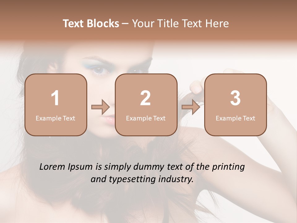 Young Blue Skincare PowerPoint Template