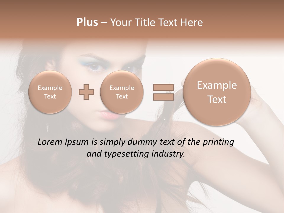 Young Blue Skincare PowerPoint Template