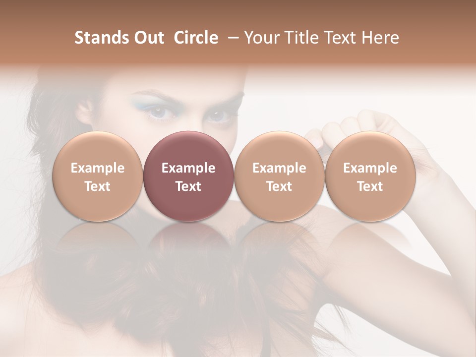 Young Blue Skincare PowerPoint Template