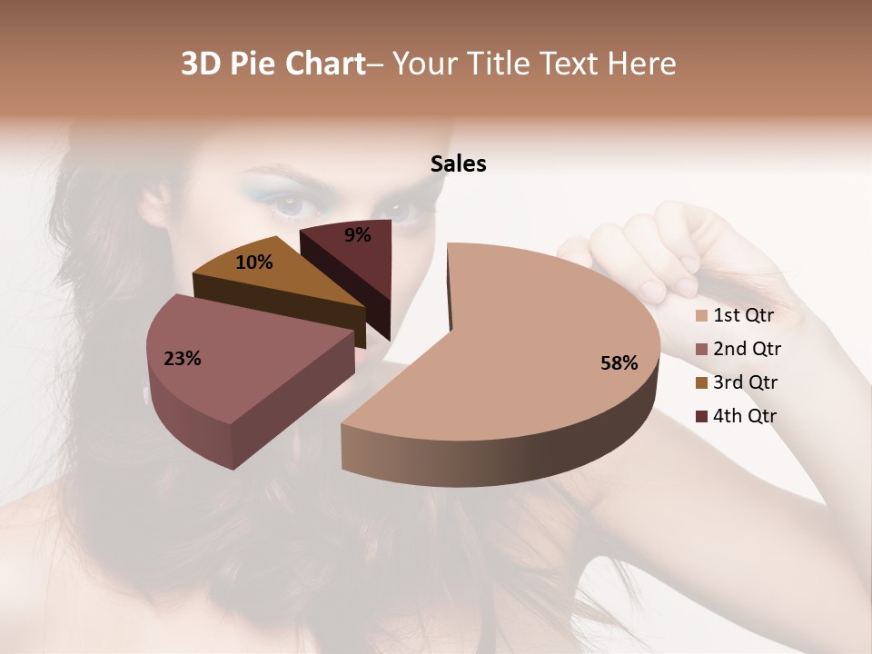 Young Blue Skincare PowerPoint Template