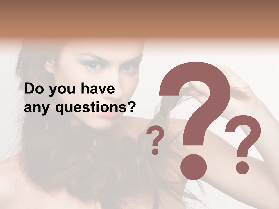 Young Blue Skincare PowerPoint Template