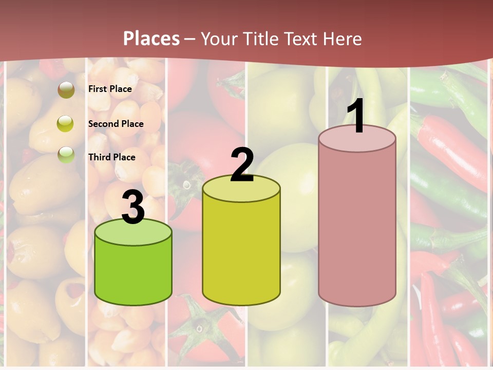 Cob Strawberries Pepper PowerPoint Template