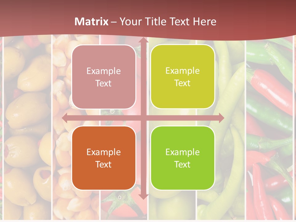 Cob Strawberries Pepper PowerPoint Template
