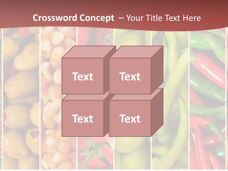 Cob Strawberries Pepper PowerPoint Template
