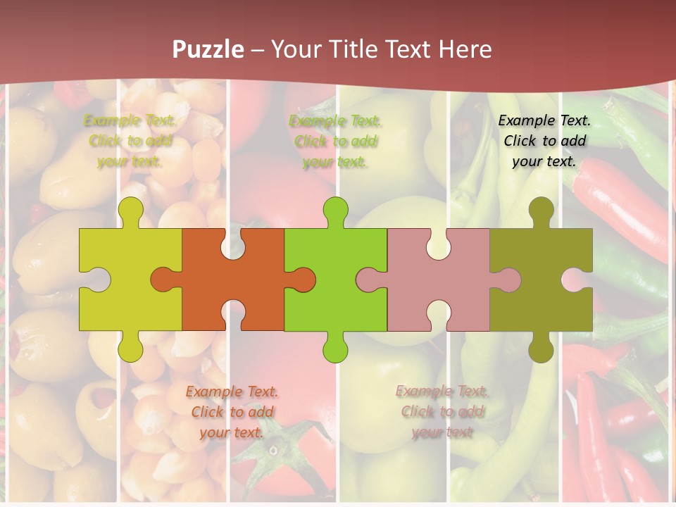 Cob Strawberries Pepper PowerPoint Template