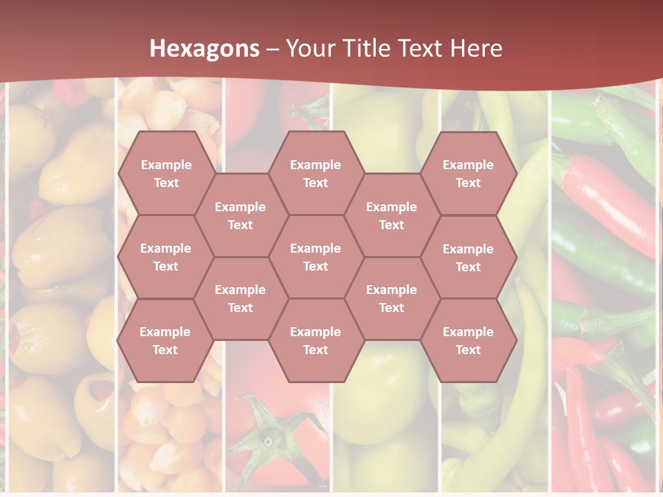 Cob Strawberries Pepper PowerPoint Template