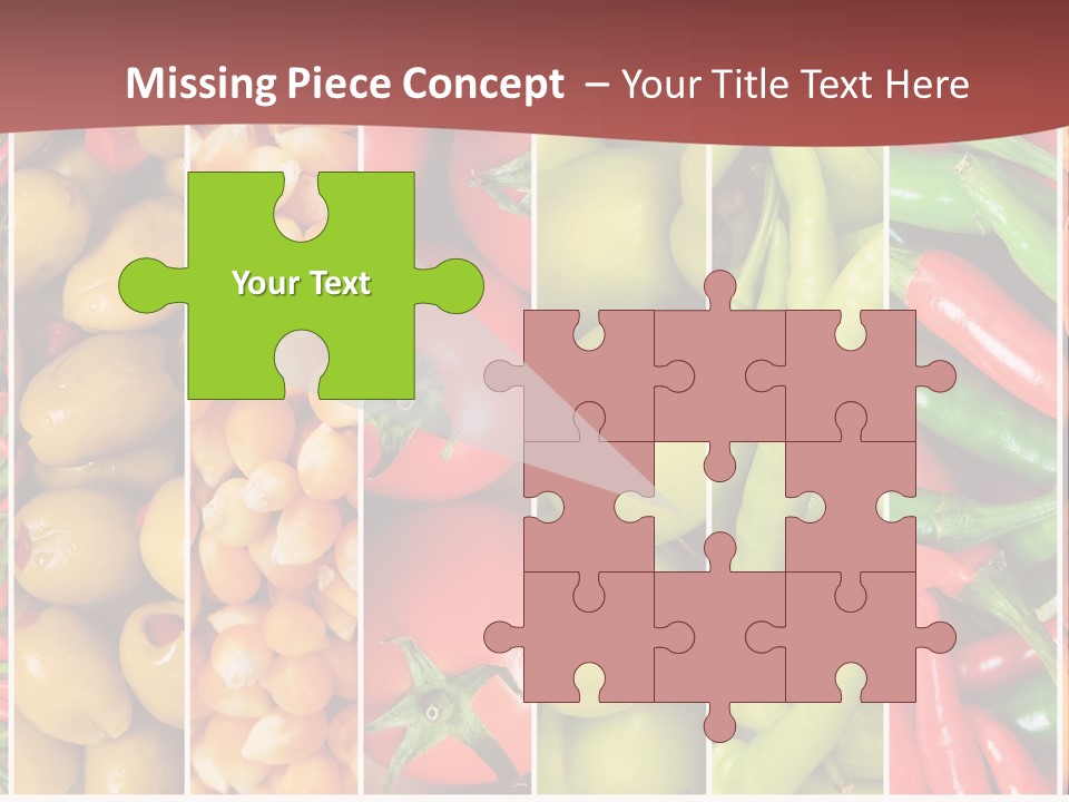 Cob Strawberries Pepper PowerPoint Template